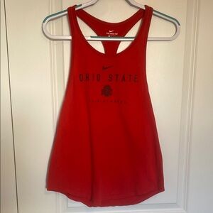 Nike Women's Red Ohio State Tank‎ Top